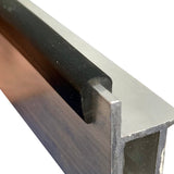 Burlete de protección  EPDM Flexible , para cantos de chapa, superficies cortantes, bidones, vidrio, mesas, carrocerías...(ESPESOR 2 mm)