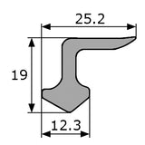 Goma estanqueidad Universal para maletero coche ADAPTABLE SEAT 1400/1500