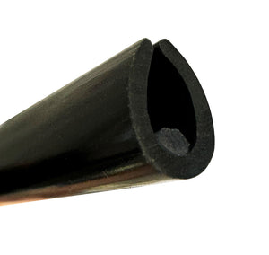 Burlete de protección  PVC Flexible con cola interior , para superficies cortantes, bidones, vidrio, mesas, carrocerías...(ESPESOR 0,5-3 mm)