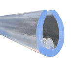 Burlete de protección  PVC Flexible con cola interior , para superficies cortantes, bidones, vidrio, mesas, carrocerías...(ESPESOR 0,5-3 mm)