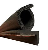 Perfil adhesivo de goma EPDM con labio