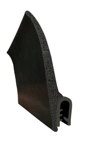 Goma estanqueidad superior pestaña larga para maletero de coche,  sujeción 2-4 mm