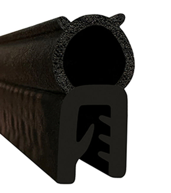 Goma estanqueidad superior para maletero de coche,  sujeción 1-2,5 mm
