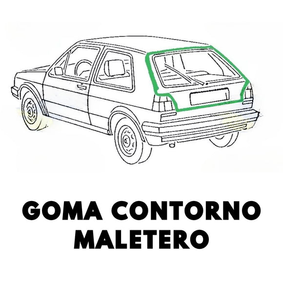 Goma para maletero Volkswagen Golf MK2/Gti