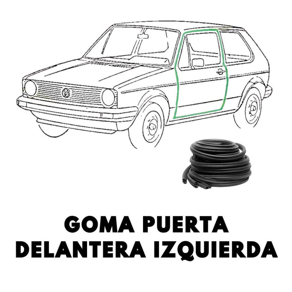 Goma puerta Volkswagen Golf mk2/GTI