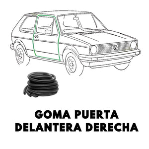 Goma  puerta Volkswagen Golf mk2/GTI