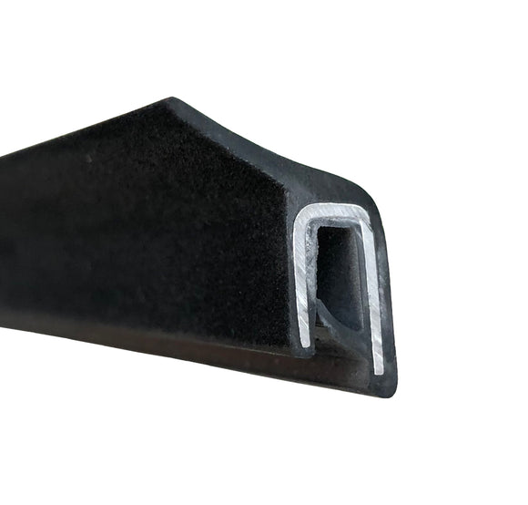 Perfil Lamelunas flocado para cristal tira 1,03m. Lamelunas cristal coche