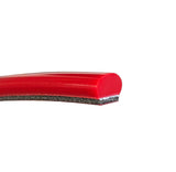 Moldura Universal roja autoadhesiva PVC protección paragolpes.