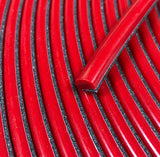 Moldura Universal roja autoadhesiva PVC protección paragolpes.