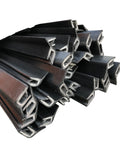 Perfil Lamelunas flocado para cristal tira 1,03m. Lamelunas cristal coche