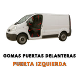 Goma de puerta delantera Renault Trafic mk2 (2000-2014)