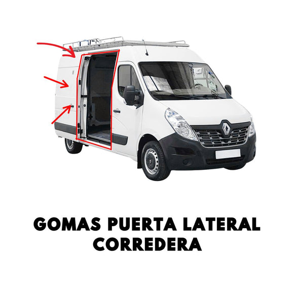 Goma de puerta lateral corredera Renault Master MK2 (1997-2010)