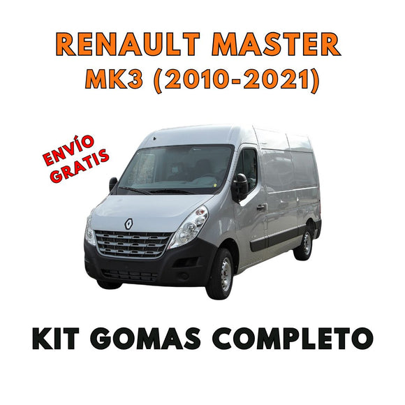 Kit gomas completo para Renault Master MK3 (2010-2021) ENVÍO GRATIS
