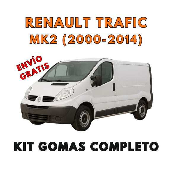 Kit gomas completo para Renault Trafic MK2 (2000-2014) ENVÍO GRATIS