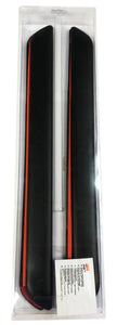Moldura NEGRA (Blíster con 4 piezas) autoadhesiva PVC protección paragolpes. Medida 49x4,4 cm