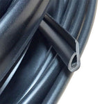 Burlete de protección  PVC Flexible con cola interior , para superficies cortantes, bidones, vidrio, mesas, carrocerías...(ESPESOR 1-3,5 mm)
