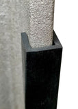 Burlete de protección  EPDM Flexible , para cantos de chapa, superficies cortantes, bidones, vidrio, mesas, carrocerías...(ESPESOR 10 mm)