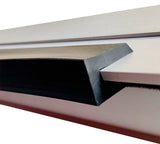 Burlete de protección  EPDM Flexible , para cantos de chapa, superficies cortantes, bidones, vidrio, mesas, carrocerías...(ESPESOR 5 mm)