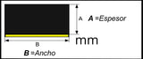 Espuma de caucho microcelular EPDM con adhesivo a una cara para sellado de puertas y ventanas, aislamiento carpintería y cuadros eléctricos......